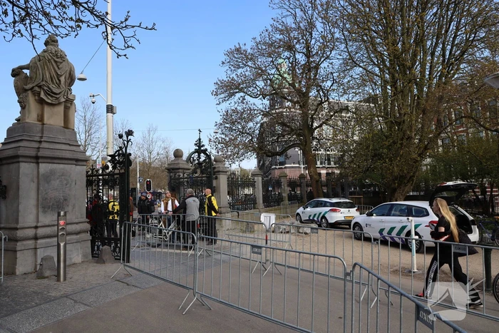 Grote drukte bij demonstratie
