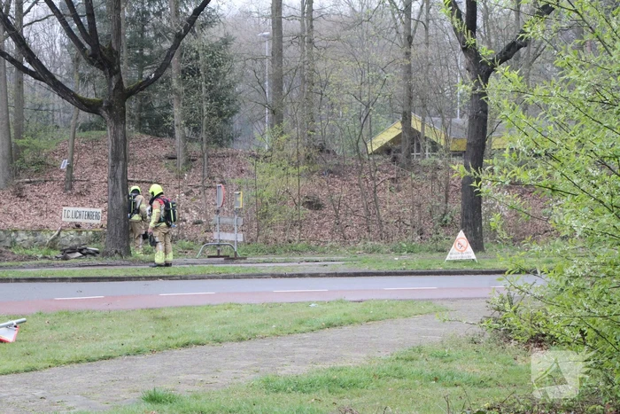 Gasleiding geraakt bij werkzaamheden