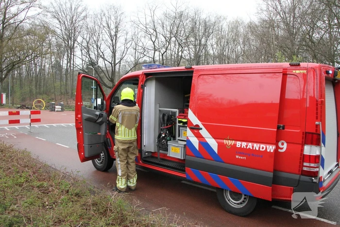 Gasleiding geraakt bij werkzaamheden