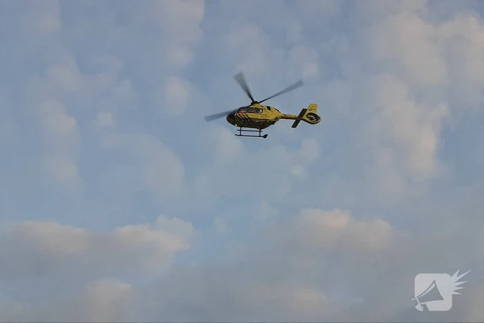 Traumahelikopter landt voor eenzijdig ongeval met mountainbiker