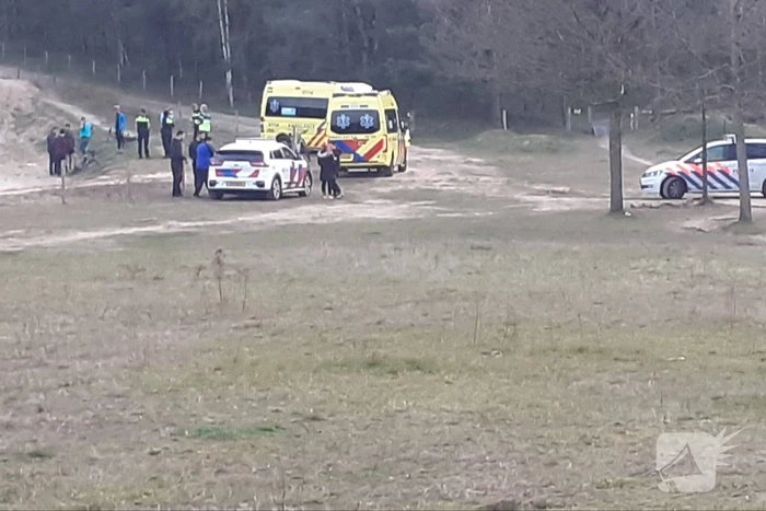 Traumahelikopter landt voor eenzijdig ongeval met mountainbiker