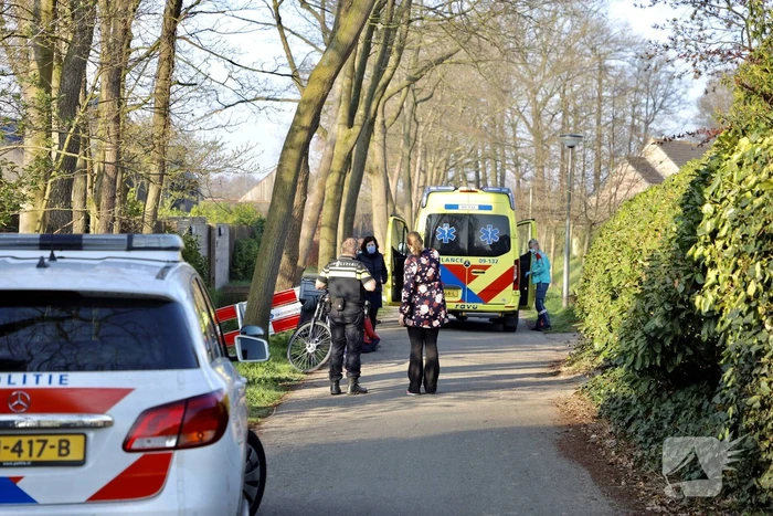 Fietsers botsen op elkaar