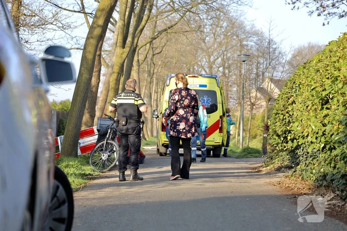 Fietsers botsen op elkaar