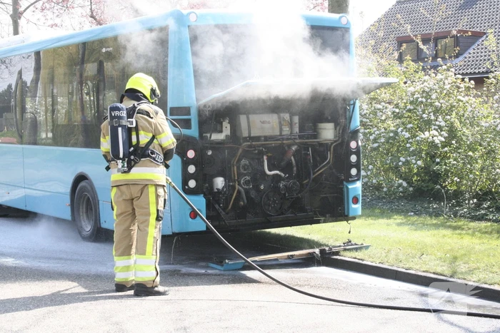 Veel rook bij brand in stadsbus