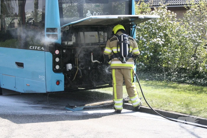 Veel rook bij brand in stadsbus