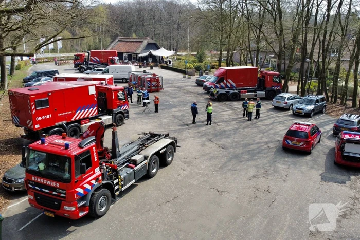 Veel rook bij brand op militair oefenterrein