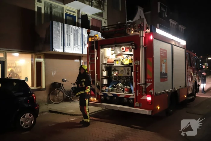 Veel rookontwikkeling bij woningbrand