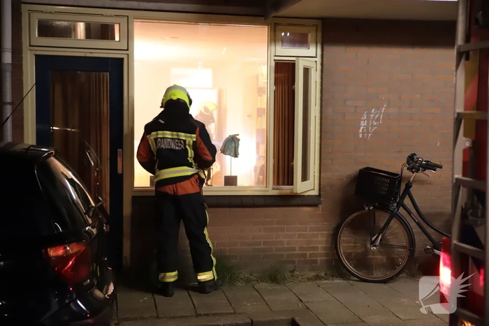 Veel rookontwikkeling bij woningbrand