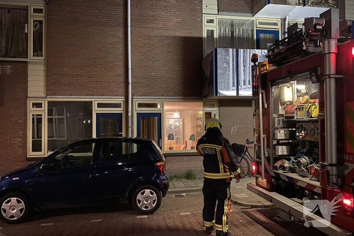 Veel rookontwikkeling bij woningbrand