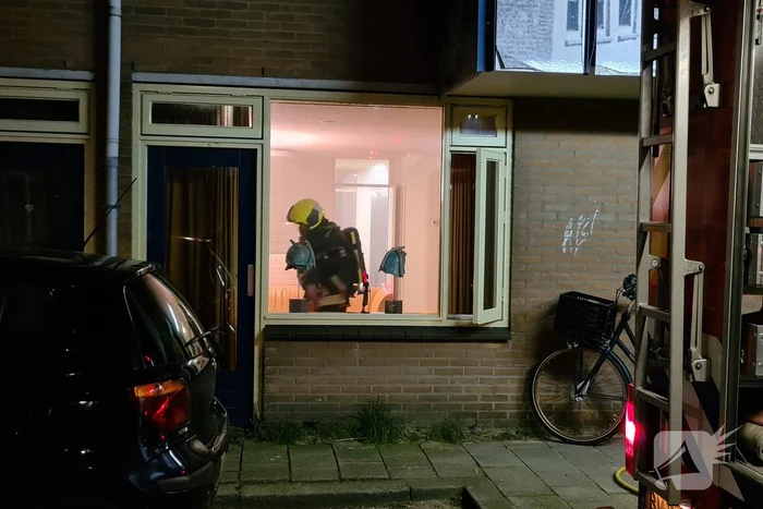 Veel rookontwikkeling bij woningbrand
