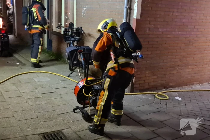 Veel rookontwikkeling bij woningbrand