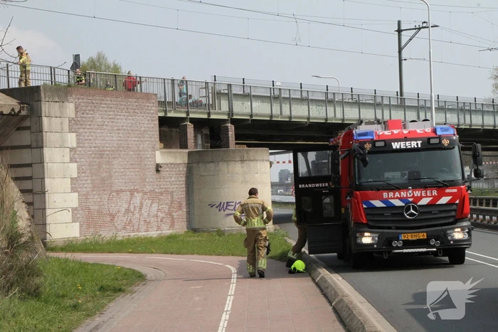 Geen treinverkeer door aanrijding met persoon op spoorbrug