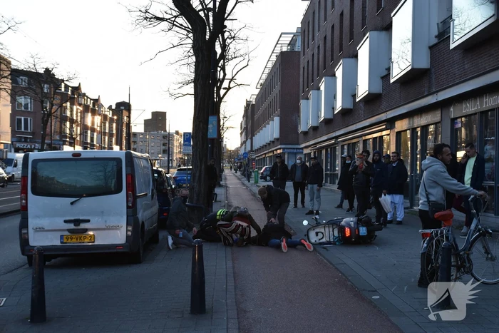 Scooterrijder gewond bij aanrijding