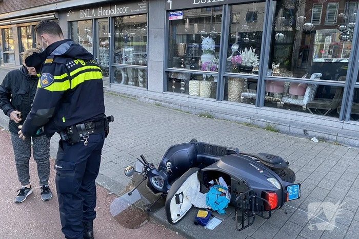Scooterrijder gewond bij aanrijding