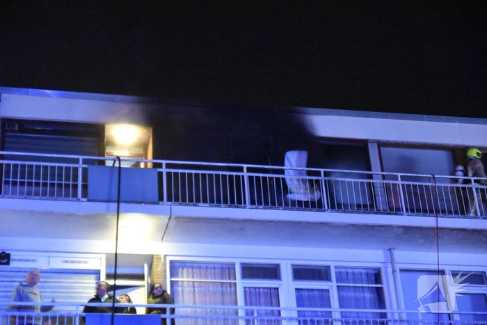 Matras vliegt in brand