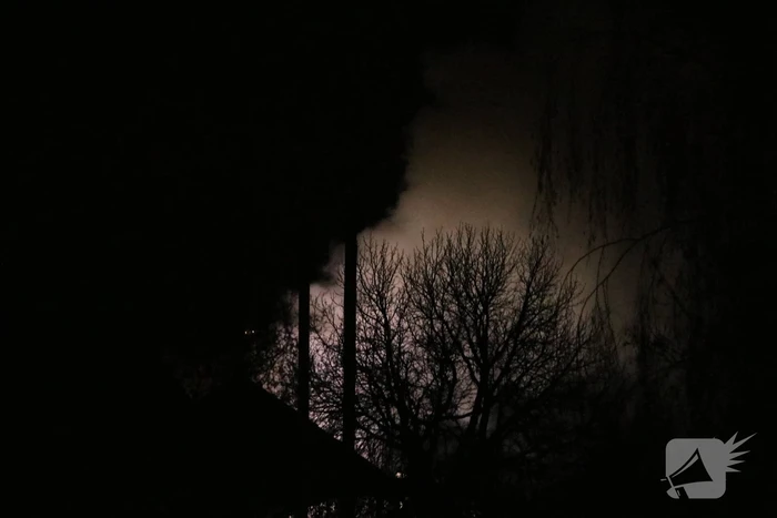 Grote uitslaande brand in duiventil
