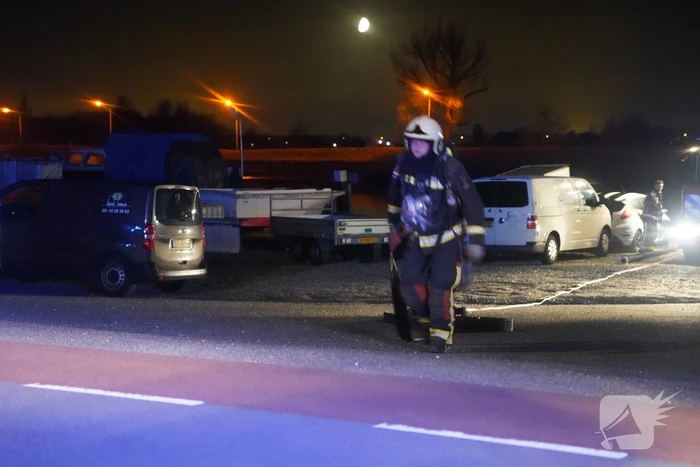 Grote uitslaande brand in duiventil