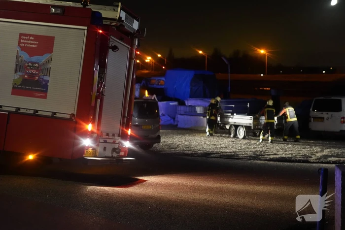 Grote uitslaande brand in duiventil