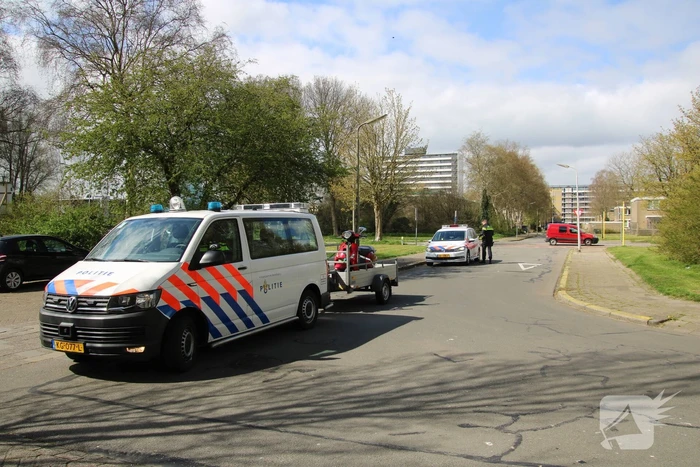 Scooter in beslag genomen door politie