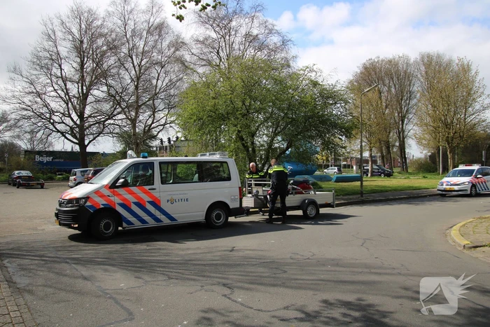 Scooter in beslag genomen door politie