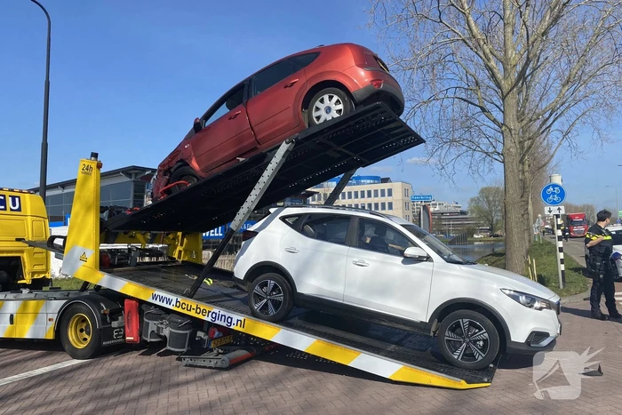 Ongeval tussen twee voertuigen