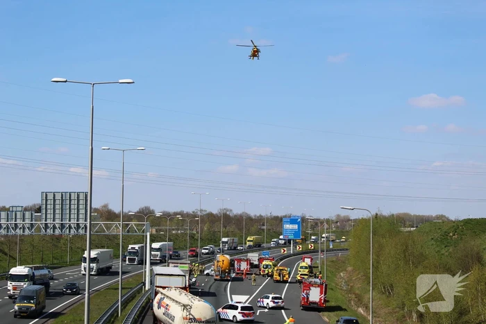 Zeer ernstig verkeersongeval op snelweg