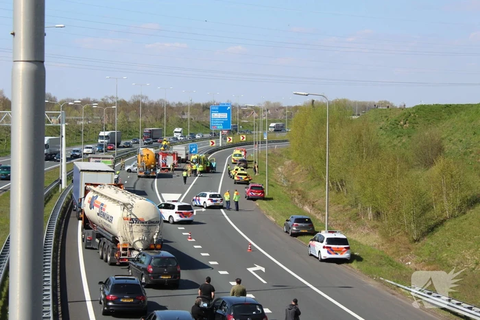 Zeer ernstig verkeersongeval op snelweg