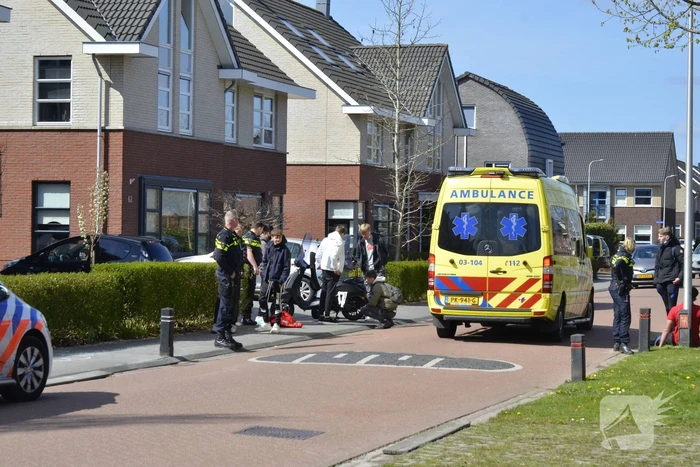 Twee scooterrijders betrokken bij ongeval