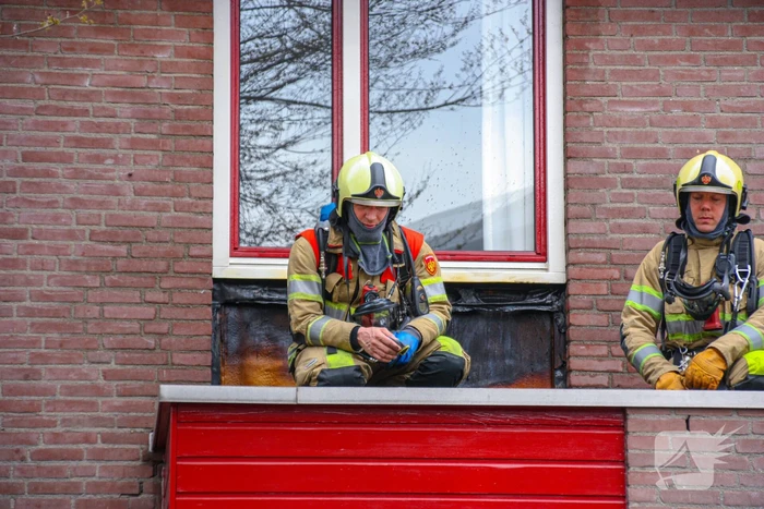 Brand op dak tijdens werkzaamheden