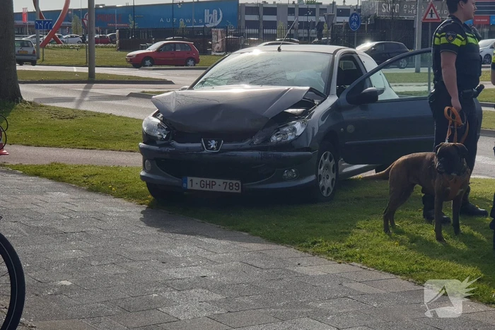 Kind nagekeken na kop-staart botsing