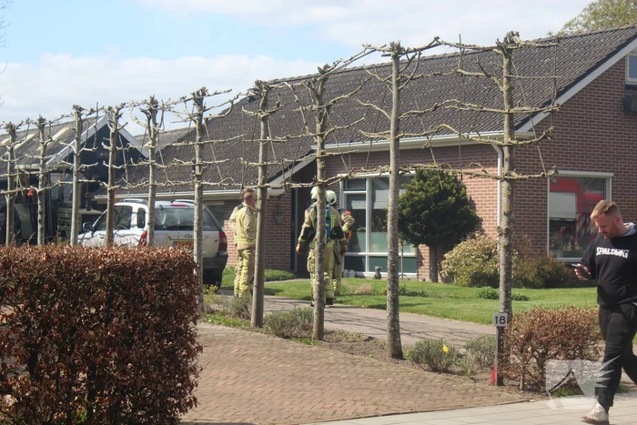Brand bij verhuisbedrijf