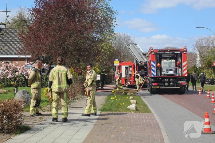 Brand bij verhuisbedrijf