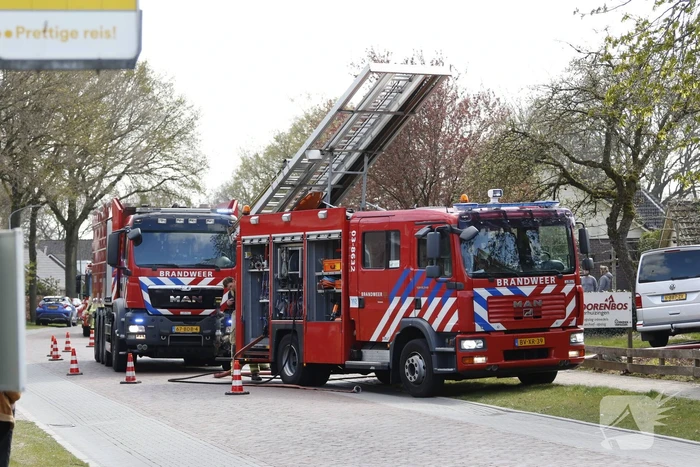 Brand bij verhuisbedrijf