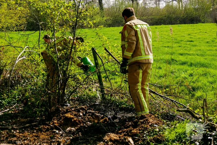 Jongeren veroorzaken brand en vluchten