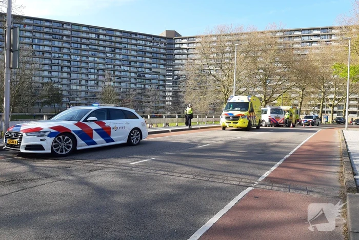 Scooterrijder gewond bij verkeersongeval