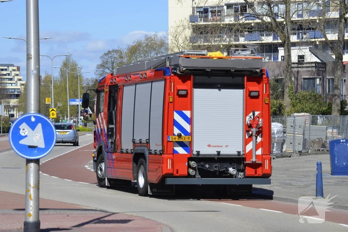 Gaslek bij graafwerkzaamheden in winkelstraat