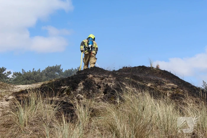 Stuk natuurgebied getroffen door brand