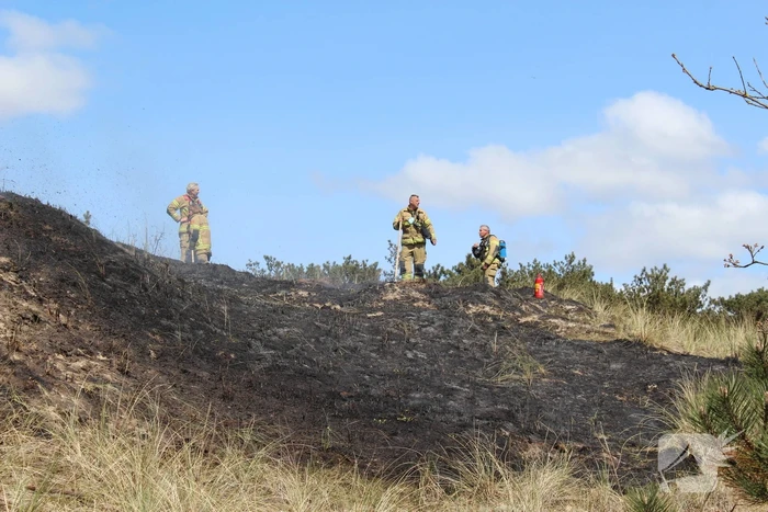 Stuk natuurgebied getroffen door brand