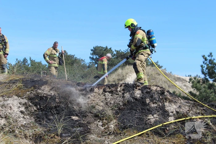 Stuk natuurgebied getroffen door brand