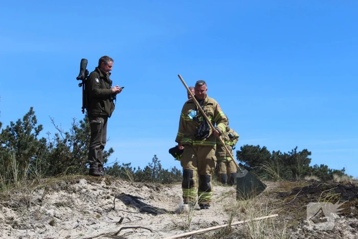 Stuk natuurgebied getroffen door brand