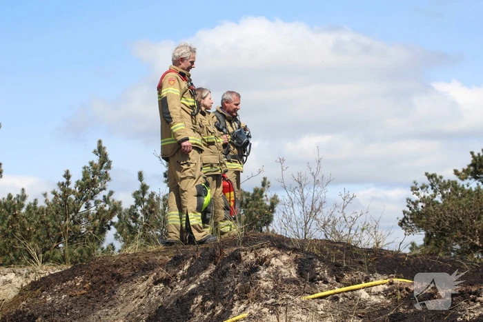 Stuk natuurgebied getroffen door brand