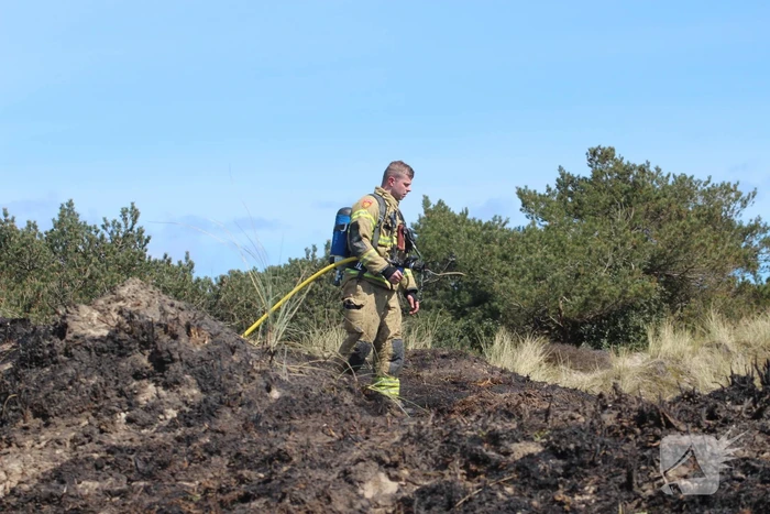Stuk natuurgebied getroffen door brand