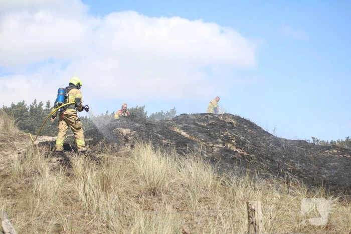 Stuk natuurgebied getroffen door brand