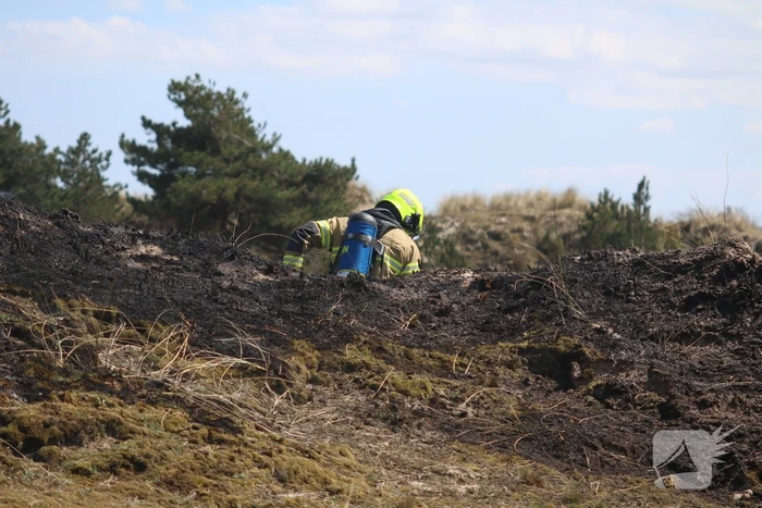 Stuk natuurgebied getroffen door brand