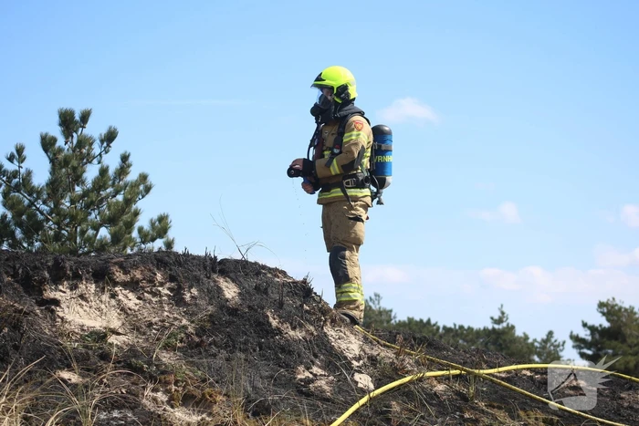 Stuk natuurgebied getroffen door brand