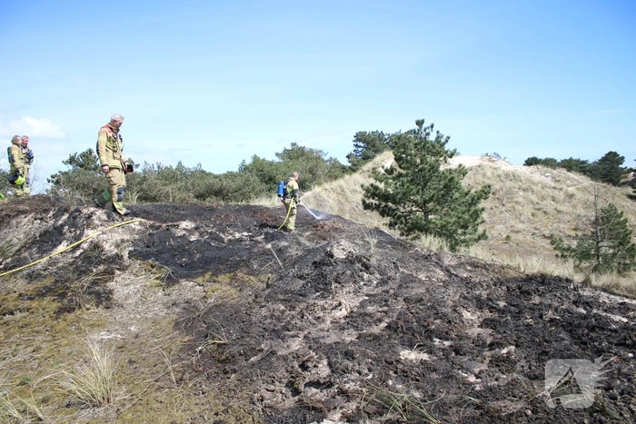 Stuk natuurgebied getroffen door brand