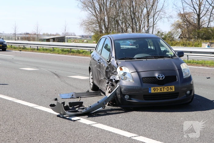 Kinderen betrokken bij kettingbotsing