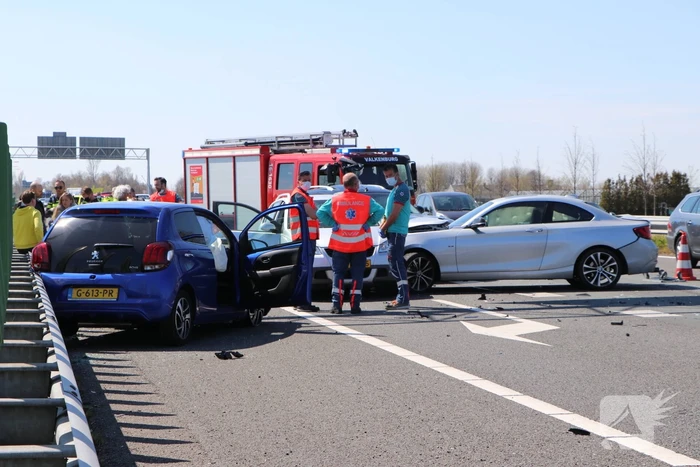 Kinderen betrokken bij kettingbotsing