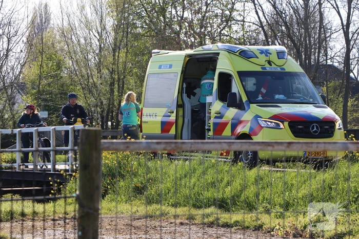 Fietser gewond door valpartij