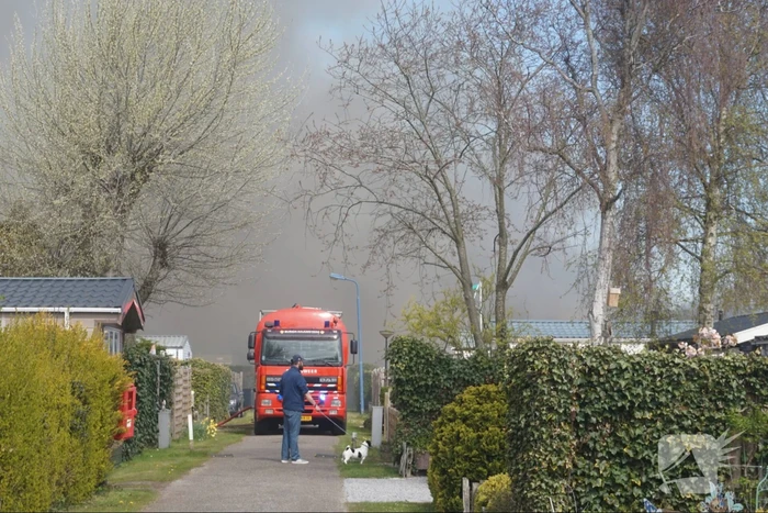 Caravan op camping Duinrand verwoest door brand